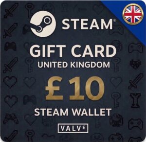 Steam Wallet Gift Card £10 GBP - UK Region