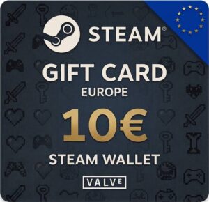 Steam Wallet Gift Card €10 EUR - Europe Region