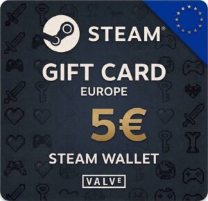 Steam Wallet Gift Card €5 EUR - Europe Region