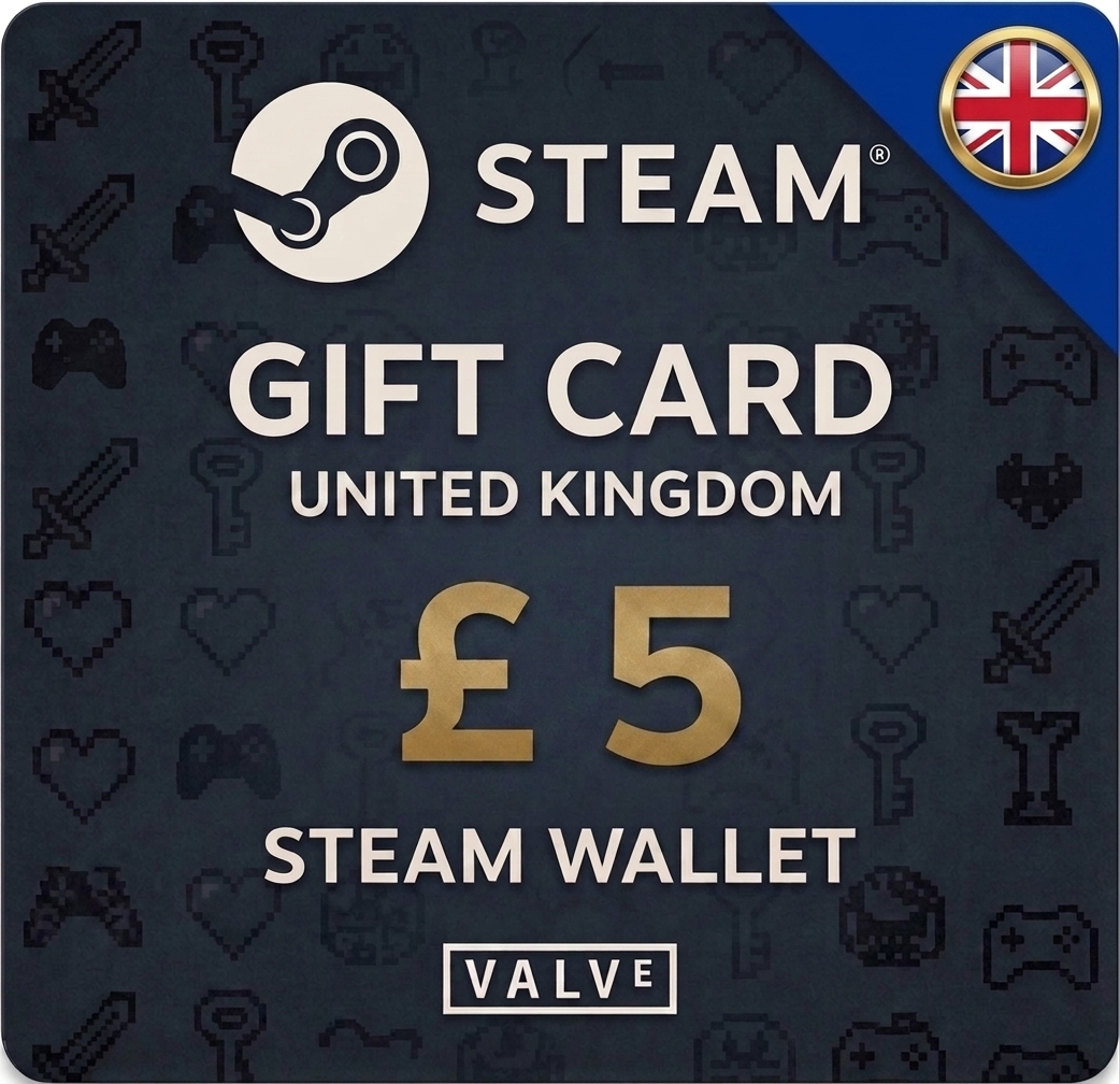 Steam Wallet Gift Card £5 GBP - UK Region